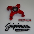 Carter Frizione Ergal anodizzato rosso CS Racing