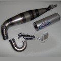 Marmitta Racing BZM 50cc Universal con silenziatore mm.220